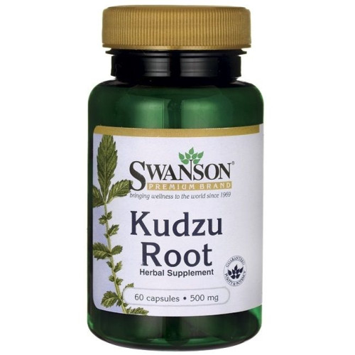 Swanson Kudzu for Coping with Alcohol and Cigarettes 500 mg 60 Capsules