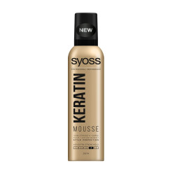 Syoss Keratin Hair Mousse for Extra Strong Hold 8.45 fl oz (250 ml)