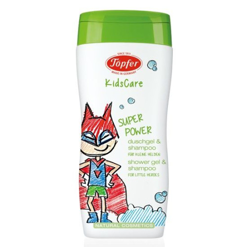 Topfer Super Power Shower Gel and Shampoo for Little Heroes 6.76 fl oz (200 ml)