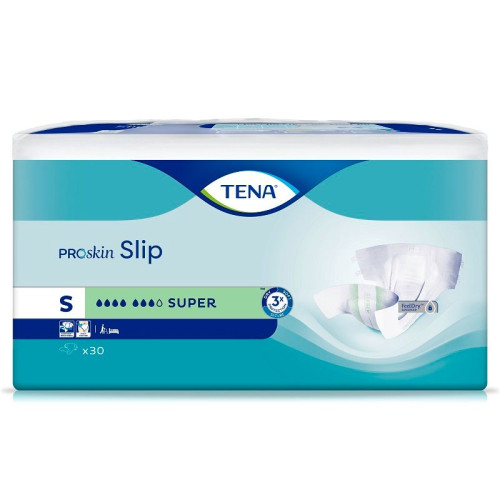 Tena Slip Super Adult Diapers for Incontinence Size S 30 pcs