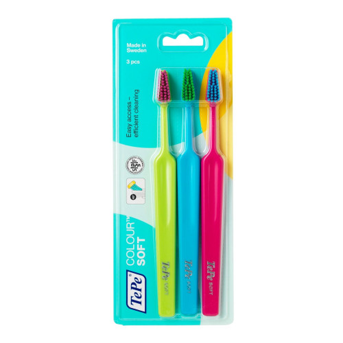 Tepe Color Soft Toothbrush 3 pcs