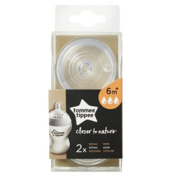 Tommee Tippee Easi-Vent Fast Feeding Teat - 3 Drops for Children 6+ Months 2 pcs