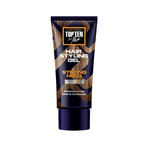 Top Ten Strong Hold Hair Gel with Strong Hold 8.45 fl oz (250 ml)