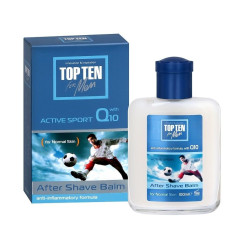 Top Ten Active Sport Q10 After Shave Balm for Men 3.38 fl oz (100 ml)