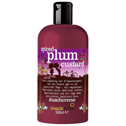 Treaclemoon Spiced Plum Custard Shower Cream with Sweet Plum Scent 16.91 fl oz (500 ml)