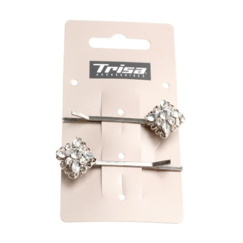 Trisa Hair Clip with Beautiful Decoration 2 pcs