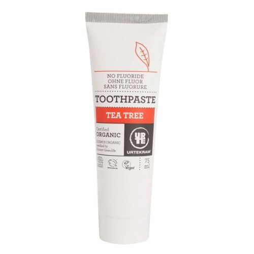 Urtekram Organic Fluoride-Free Toothpaste Tea Tree 2.54 fl oz (75 ml)
