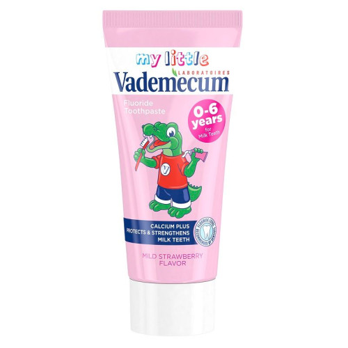 Vademecum My Little 0-6 Years Children's Toothpaste for Milk Teeth Strawberry 1.69 fl oz (50 ml)