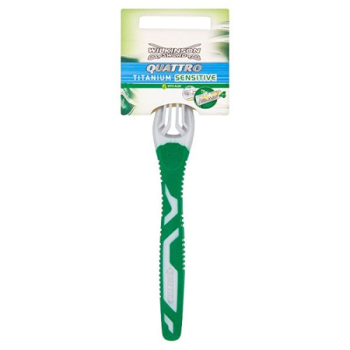 Wilkinson Sword Quattro Titanium Sensitive Men's Razor 1 pc