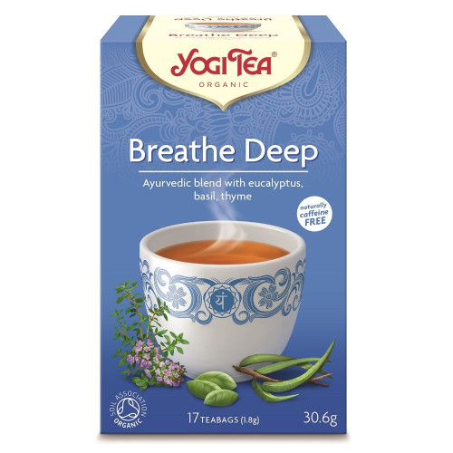 Yogi Tea Breathe Deep Organic Ayurvedic Tea 17 x 0.06 oz (1.8 g) Filter Bags