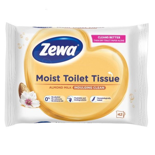 Zewa Almond Milk Wet Wipes 42 pcs