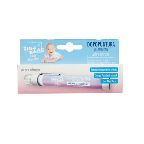 Zig Zag Dopopuntura Gel for Soothing Skin After Mosquito and Wasp Bites Ammonia-Free 0.51 fl oz (15 ml)