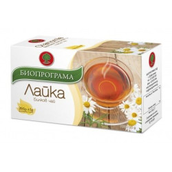 Bioprogramme Soothing Natural Chamomile Tea 0.05 oz (1.5 g) 20 Filter Bags