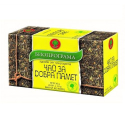 Bioprogramme Tea for Brain Irrigation and Good Memory 0.05 oz (1.5 g) 20 Filter Bags