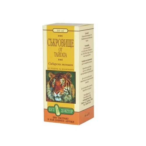 Buldoctor Treasure from the Taiga Siberian Ginseng for Better Memory 3.38 fl oz (100 ml)