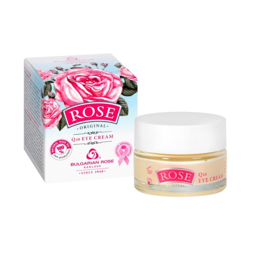 Bulgarian Rose Karlovo Rose Moisturizing and Restoring Eye Cream with Q10 0.51 fl oz (15 ml)