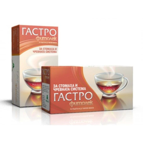 GT Fitolek Gastro Herbal Tea for a Healthy Stomach for Ulcers and Gastritis 0.05 oz (1.5 g) 20 Filter Bags