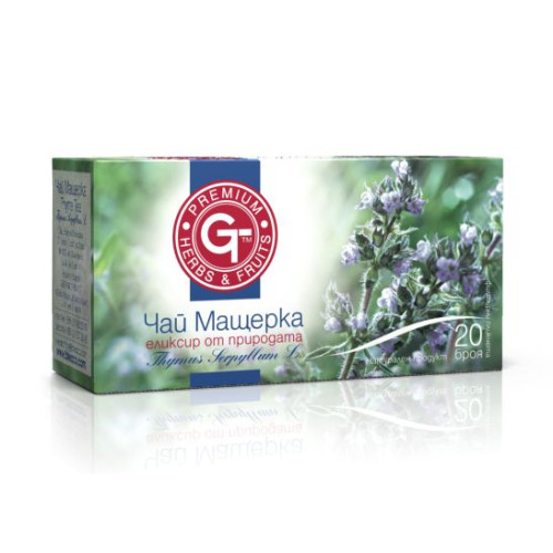 GT Herbal Tea Thyme Tea for Calm and Relaxation 0.05 oz (1.5 g) 20 Filter Bags