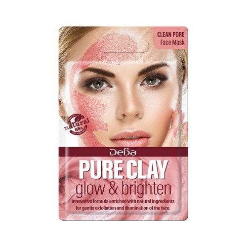 Deva Pure Clay Cleans Pore Cleansing Face Mask for Radiance Clay 0.24 fl oz (7 ml)