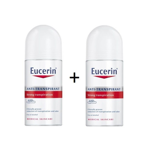 Eucerin Roll-On Deodorant Against Heavy Sweating and Unpleasant Odour 48h 8.45 fl oz (250 ml)