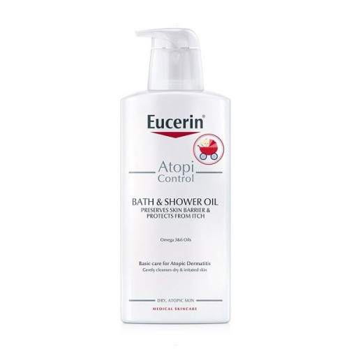Eucerin Atopicontrol Cleansing Oil for Cleansing and Soothing the Body 13.53 fl oz (400 ml)