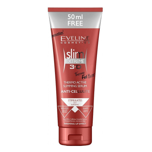 Eveline Slim 3D Active Anti-Cellulite Thermo Serum with Slimming Effect 6.76 fl oz (200 ml)