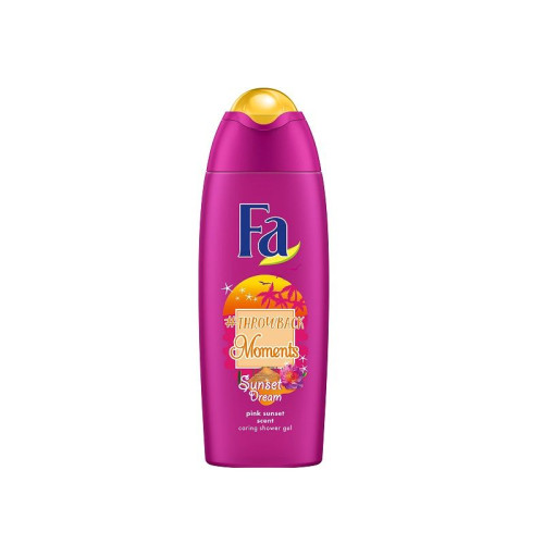 Fa Trowback Moments Sunset Dream Shower Gel for Body with Tropical Fruit Fragrance 8.45 fl oz (250 ml)