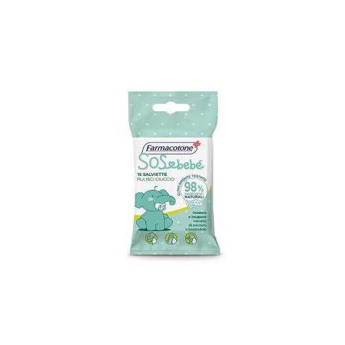 Farmacotone Sos Cleansing Wet Wipes 15 pcs