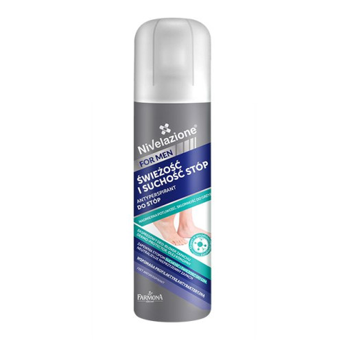 Jantar Farmona Nivelazione Men Deodorant Spray for Feet Against Sweating for Men 6.09 fl oz (180 ml)