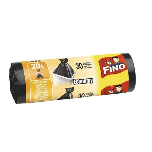 Fino Black Garbage Bags 30 pcs