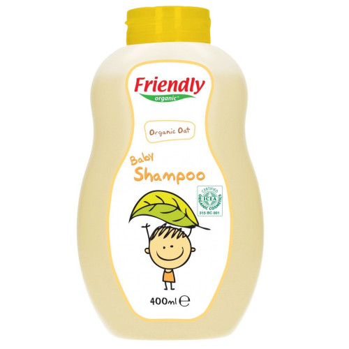 Friendly Baby Shampoo with Organic Oats 13.53 fl oz (400 ml)