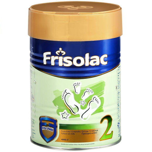 Frisolac 2 Adapted Milk for Infants 6-12 Months for a Healthy Tummy 14.11 oz (400 g)