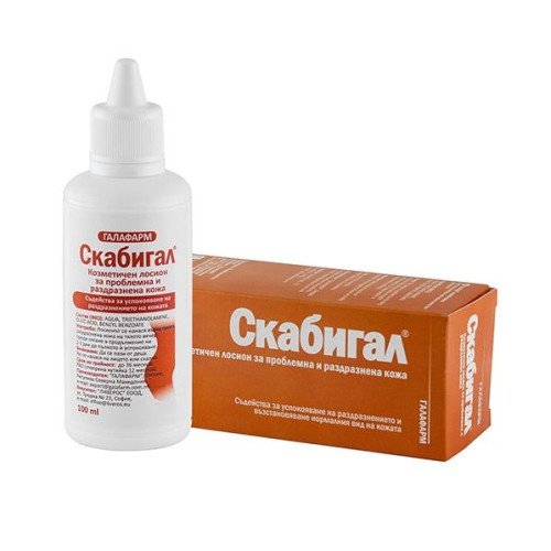 Galafarm Skabigal Cosmetic Lotion Restoring Healthy Skin Appearance 3.38 fl oz (100 ml)