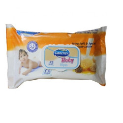 Ganchev Baby Wipes Milk and Honey Wet Baby Wipes 72 pcs