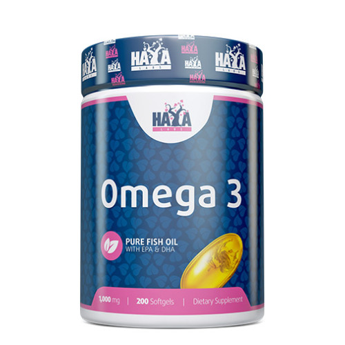 Haya Labs Omega-3 1000 mg 200 Softgel Capsules