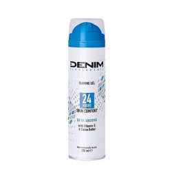 Denim Extra Sensitive Shaving Gel for Sensitive Skin 6.76 fl oz (200 ml)