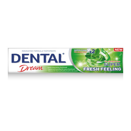 Dental Dream Super Fresh Feeling Toothpaste Against Bad Breath 3.38 fl oz (100 ml)