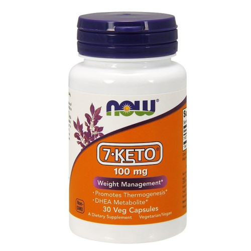 Now Foods 7 Keto for an Elegant Figure and Fat Burning 100 mg 30 Capsules