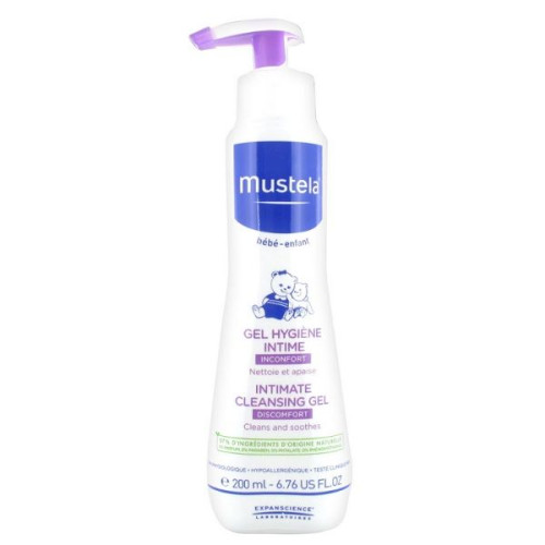 Mustela Daily Intimate Gel for Babies and Children with Aloe Vera 6.76 fl oz (200 ml)