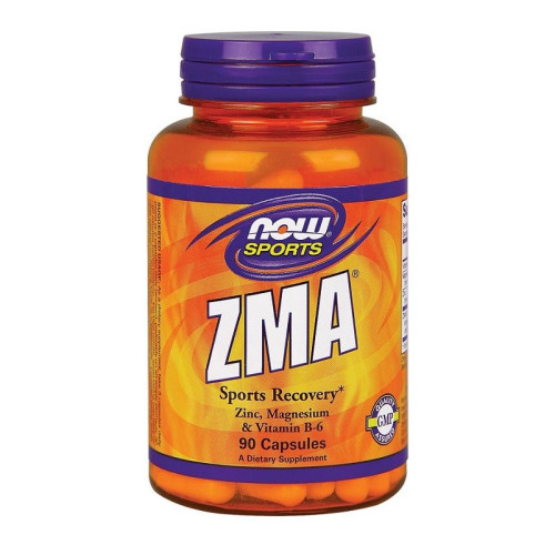 Now Sports ZMA for Healthy Bones and Muscles Tone and Energy with Magnesium 90 Capsules
