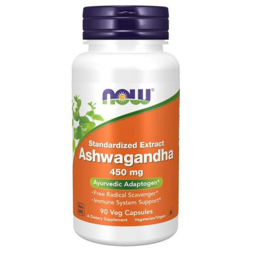 Now Foods Ashwagandha Extract Aphrodisiac for Stress and Fatigue 450 mg 90 Capsules