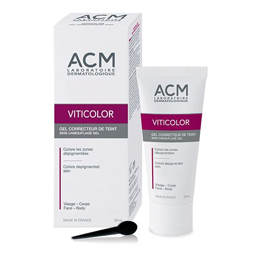 Acm Viticolor Depigmenting Gel for Problem Skin Vitiligo Dark Spots 1.69 fl oz (50 ml)