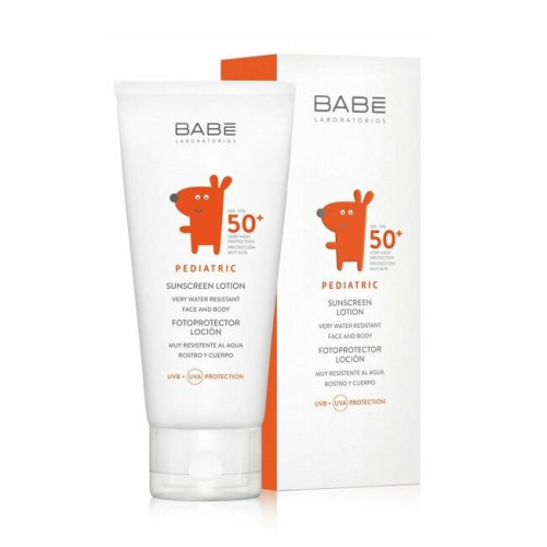 Babe Pediatric Sunscreen Sunscreen Lotion for Children with SPF 50+ 3.38 fl oz (100 ml)
