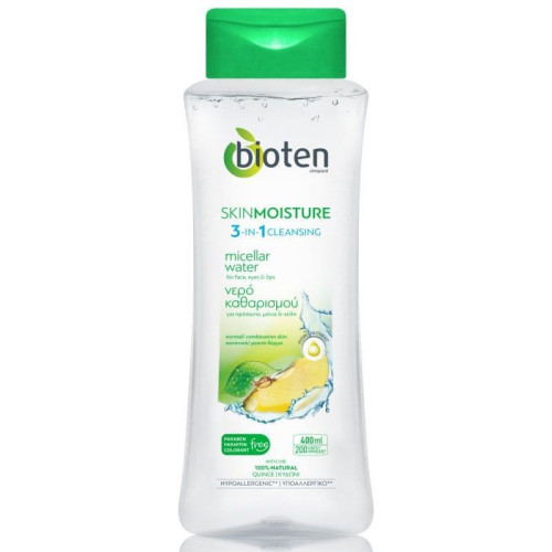 Bioten Skin Moisture 3-in-1 Micellar Water with Quince for Normal and Combination Skin 13.53 fl oz (400 ml)