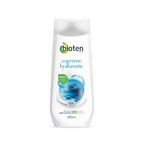 Bioten Supreme Hyaluronic Moisturizing Body Lotion with 90% Natural Ingredients 8.45 fl oz (250 ml)