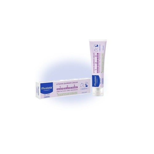 Mustela Effective Natural Cream Against Diaper Rash 1-2-3 for Babies and Children 3.38 fl oz (100 ml)