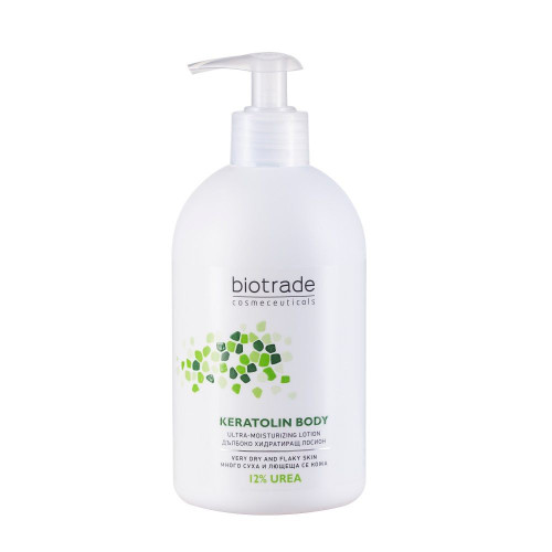 Biotrade Keratolin High-Quality Regenerating Body Lotion with 12% Urea for Very Dry Skin 13.53 fl oz (400 ml)
