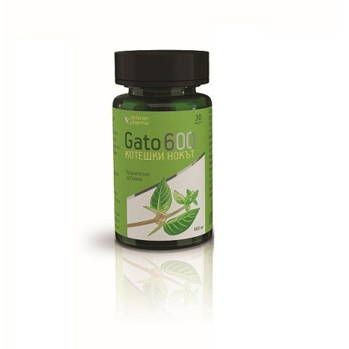 Doleran Pharma Gato 600 Cat's Claw for High Immunity in Case of Fatigue 30 Capsules