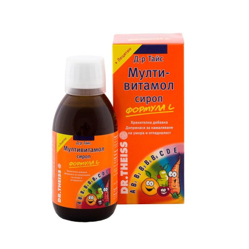 Dr. Theiss Multivitamol Formula L Syrup Immune Stimulator for Children with Viruses 6.76 fl oz (200 ml)