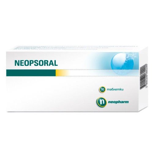 Neopharm Neoporal for Skin Problems Psoriasis Eczema and Dermatitis 150 mg 30 Tablets